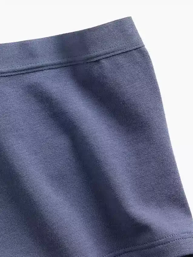 Braguitas cortas de algodón orgánico elástico supersuave