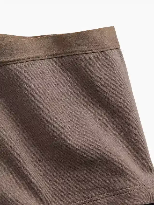 Braguitas cortas de algodón orgánico elástico supersuave