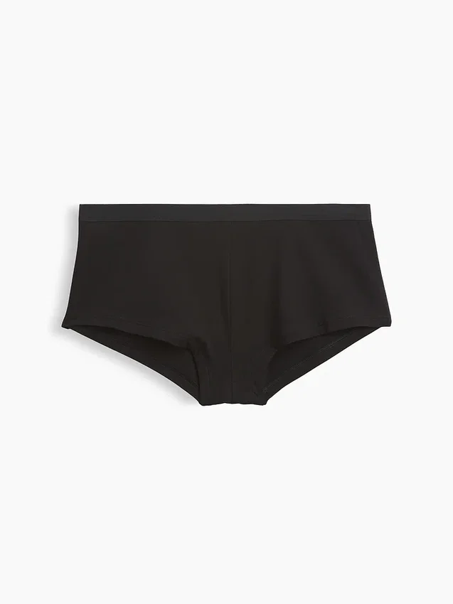 Braguitas cortas de algodón orgánico elástico supersuave