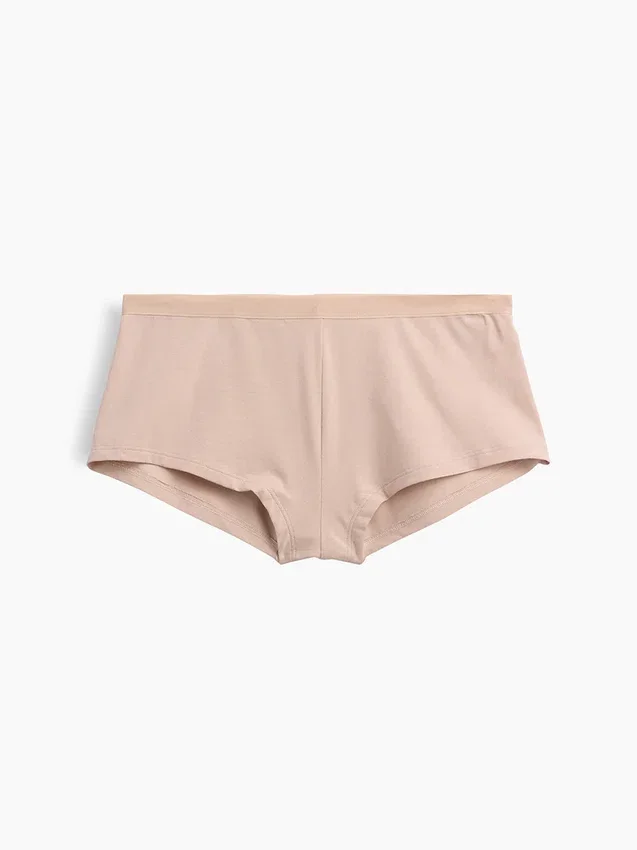 Braguitas cortas de algodón orgánico elástico supersuave
