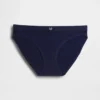 Braguitas de bikini de algodón orgánico elástico con logotipo