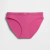 Braguitas de bikini de algodón orgánico elástico con logotipo