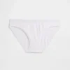Braguitas de bikini de algodón orgánico elástico con logotipo