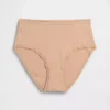 Braguitas de bikini de talle alto de algodón orgánico elástico