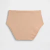 Braguitas de bikini de talle alto de algodón orgánico elástico