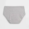 Braguitas de bikini de talle alto de algodón orgánico elástico