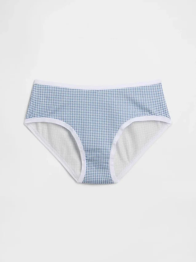 Braguitas hipster de algodón orgánico elástico (paquete de 3)