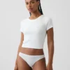 Braguitas tipo bikini de algodón orgánico elástico de máxima suavidad