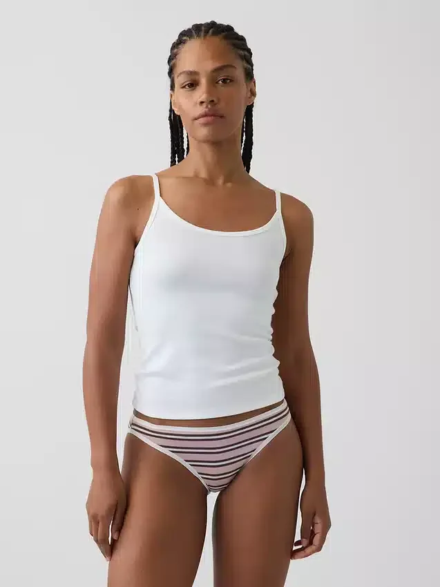 Braguitas tipo bikini de algodón orgánico elástico de máxima suavidad