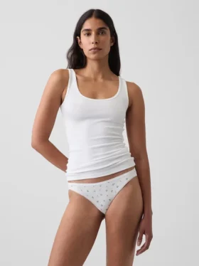 Braguitas tipo bikini de algodón orgánico elástico de máxima suavidad