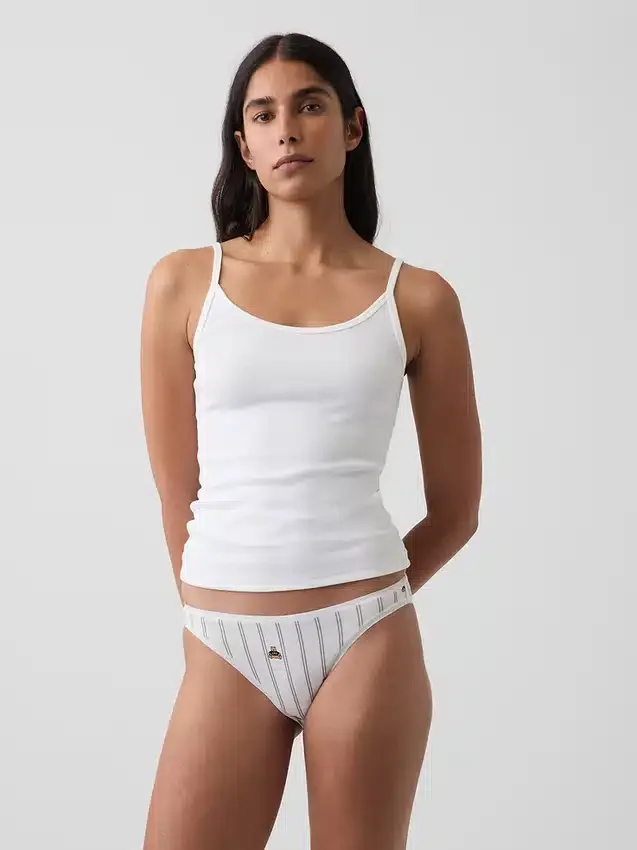 Braguitas tipo bikini de algodón orgánico elástico de máxima suavidad