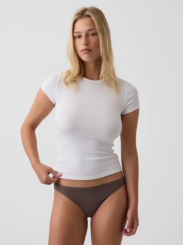 Braguitas tipo bikini de algodón orgánico elástico de máxima suavidad