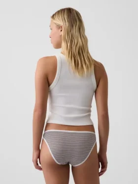 Braguitas tipo bikini de algodón orgánico elástico de máxima suavidad