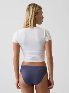 Braguitas tipo bikini de algodón orgánico elástico de máxima suavidad