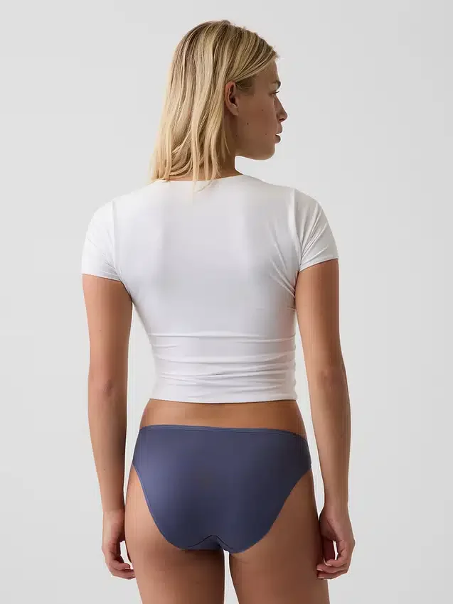 Braguitas tipo bikini de algodón orgánico elástico de máxima suavidad