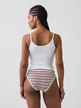 Braguitas tipo bikini de algodón orgánico elástico de máxima suavidad