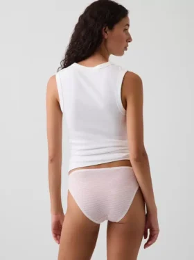 Braguitas tipo bikini de algodón orgánico elástico de máxima suavidad