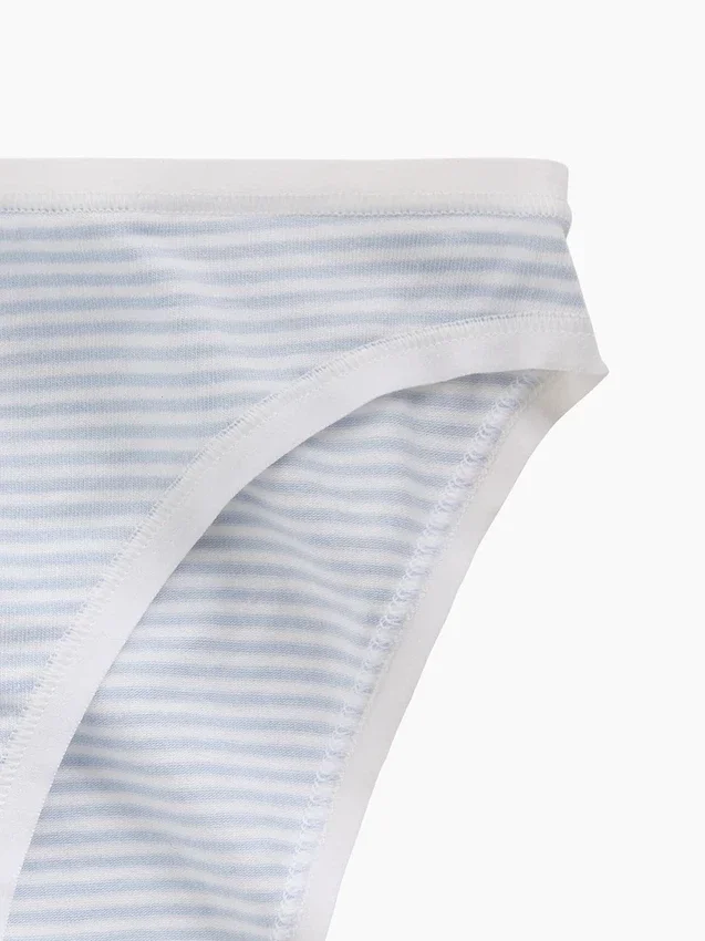 Braguitas tipo bikini de algodón orgánico elástico de máxima suavidad