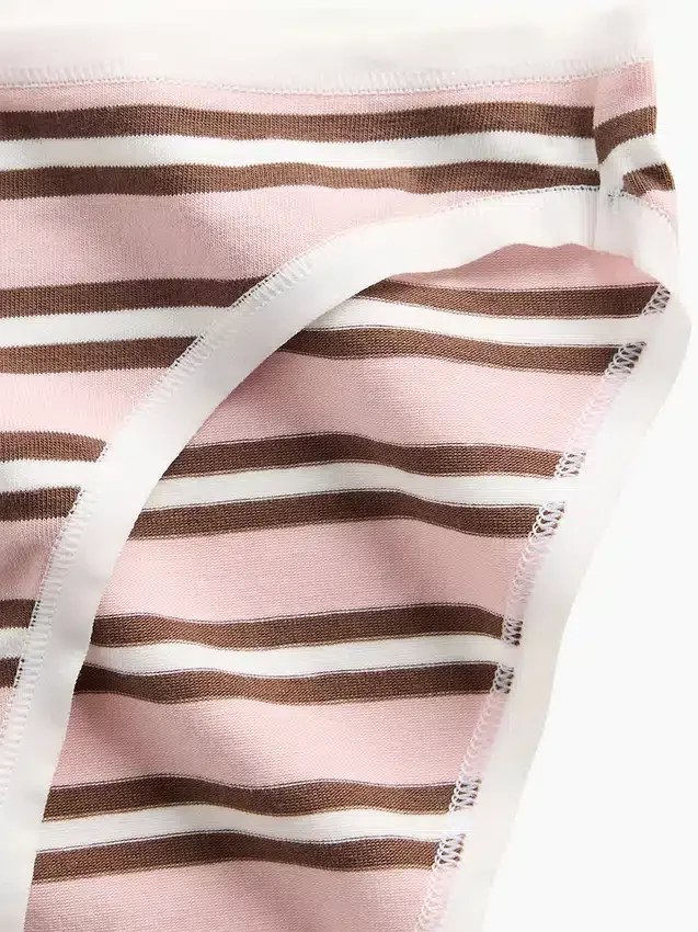Braguitas tipo bikini de algodón orgánico elástico de máxima suavidad