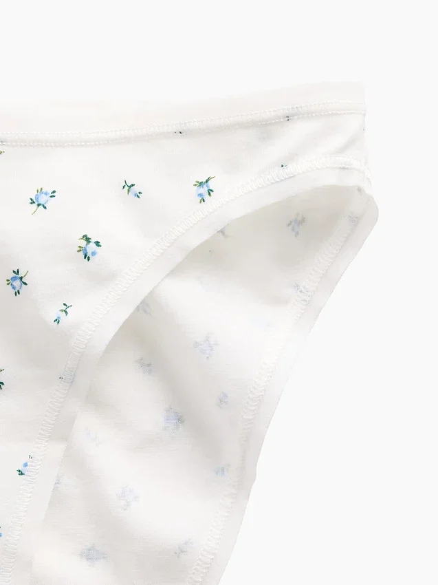 Braguitas tipo bikini de algodón orgánico elástico de máxima suavidad