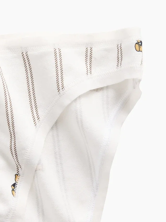 Braguitas tipo bikini de algodón orgánico elástico de máxima suavidad