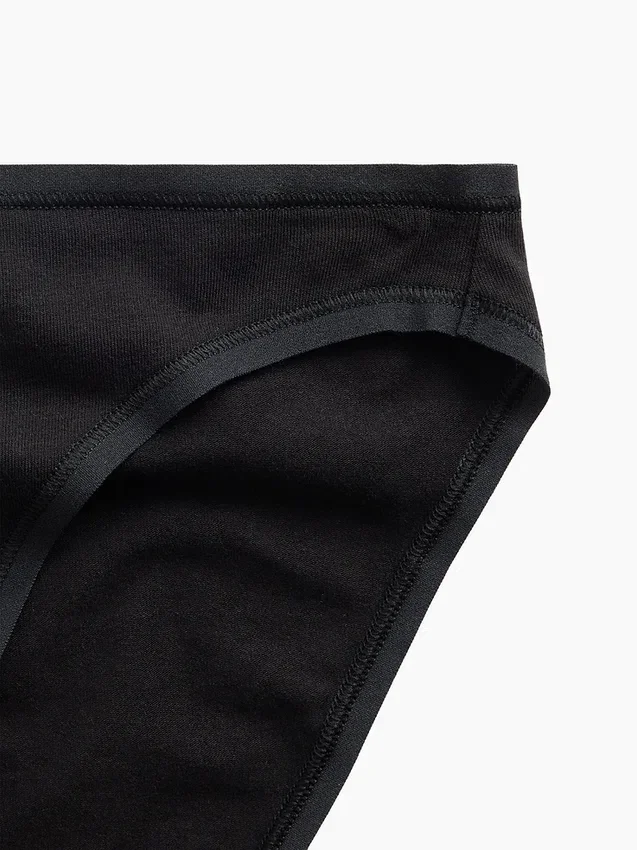 Braguitas tipo bikini de algodón orgánico elástico de máxima suavidad