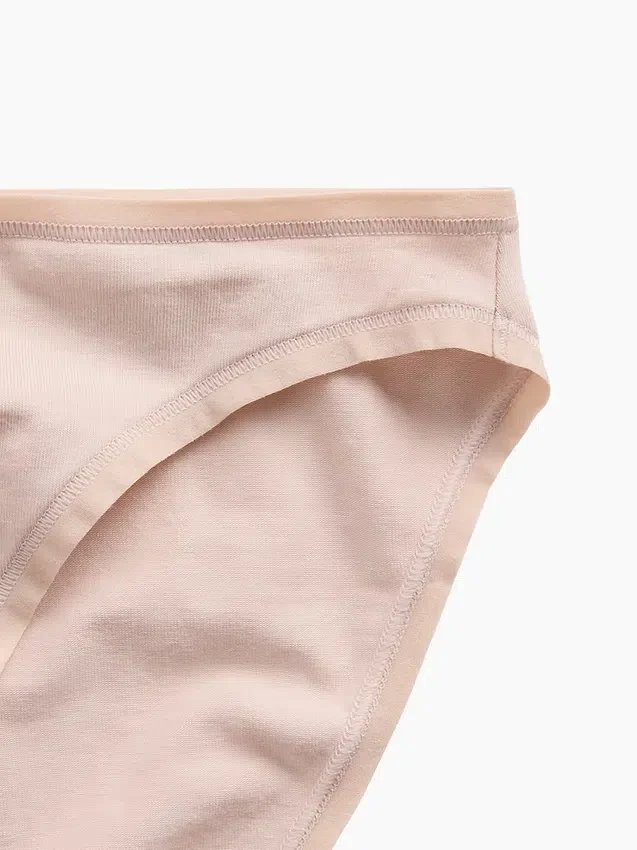 Braguitas tipo bikini de algodón orgánico elástico de máxima suavidad