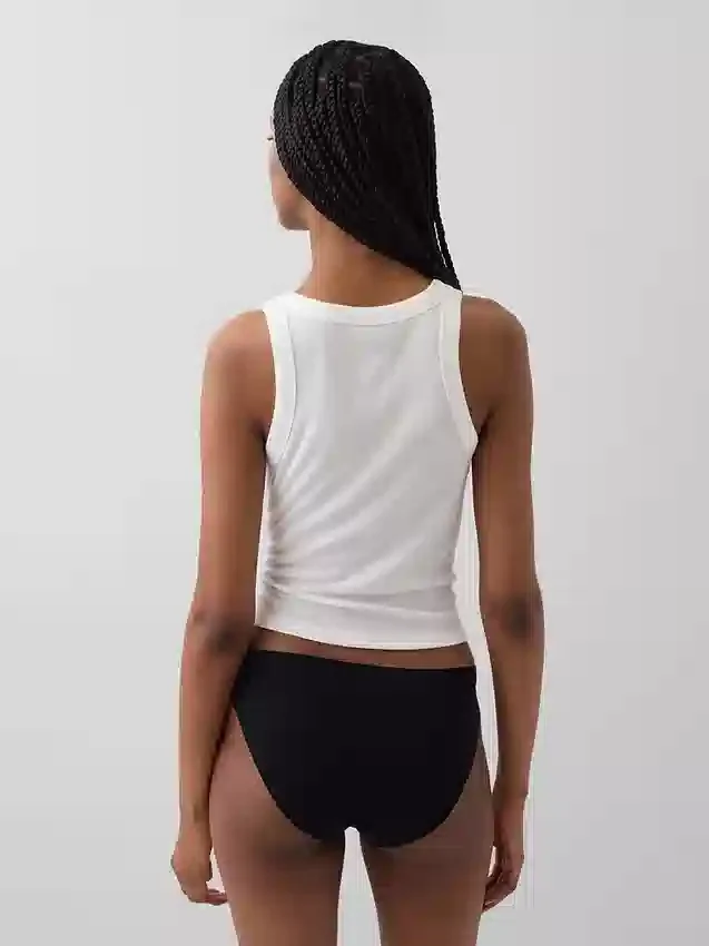 Braguitas tipo bikini invisibles de algodón orgánico elástico