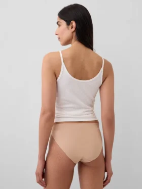 Braguitas tipo bikini invisibles de algodón orgánico elástico