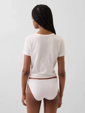 Braguitas tipo bikini invisibles de algodón orgánico elástico