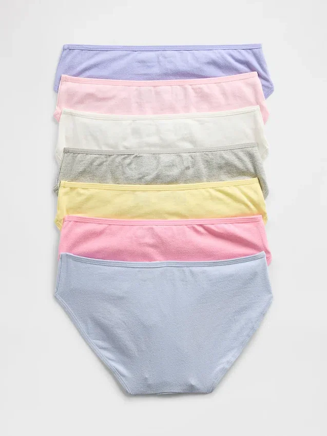 Braguitas tipo bikini para niños con los días de la semana (paquete de 7)
