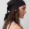 Bufanda tipo bandana de algodón 100 % con ojales