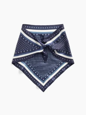 Bufanda triangular oversize 100 % seda