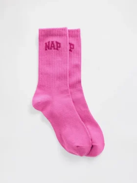 Calcetines cortos con logotipo en relieve