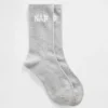 Calcetines cortos con logotipo en relieve