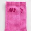 Calcetines cortos con logotipo en relieve