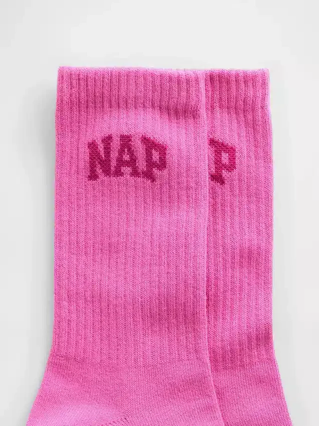 Calcetines cortos con logotipo en relieve