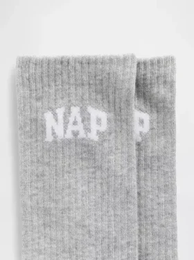 Calcetines cortos con logotipo en relieve