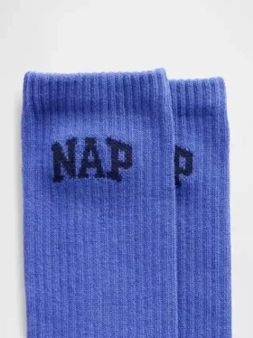 Calcetines cortos con logotipo en relieve