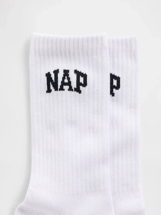 Calcetines cortos con logotipo en relieve