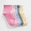 Calcetines cortos con volantes para niños (paquete de 7)