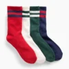 Calcetines cortos «Varsity» para niños (paquete de 4)
