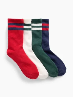 Calcetines cortos «Varsity» para niños (paquete de 4)