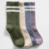 Calcetines cortos «Varsity» para niños (paquete de 4)