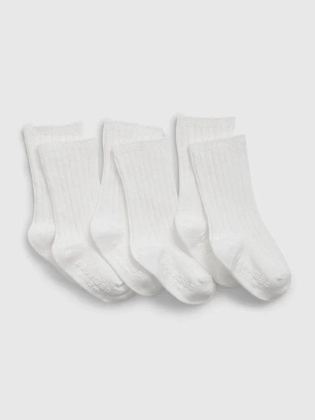 Calcetines de caña «Baby First Favorites» (paquete de 3)