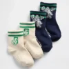 Calcetines de caña corta con el logotipo «Varsity» de Brannan Bear para Bebé y Niño (paquete de 2)
