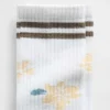 Calcetines de caña corta con estampado floral