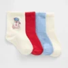 Calcetines de caña media Brannan Bear Americana para niños pequeños (paquete de 4)