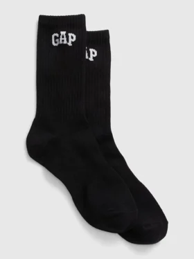 Calcetines de caña media con logotipo deportivo