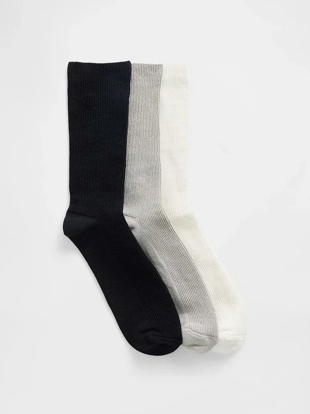 Calcetines de caña media (paquete de 3)